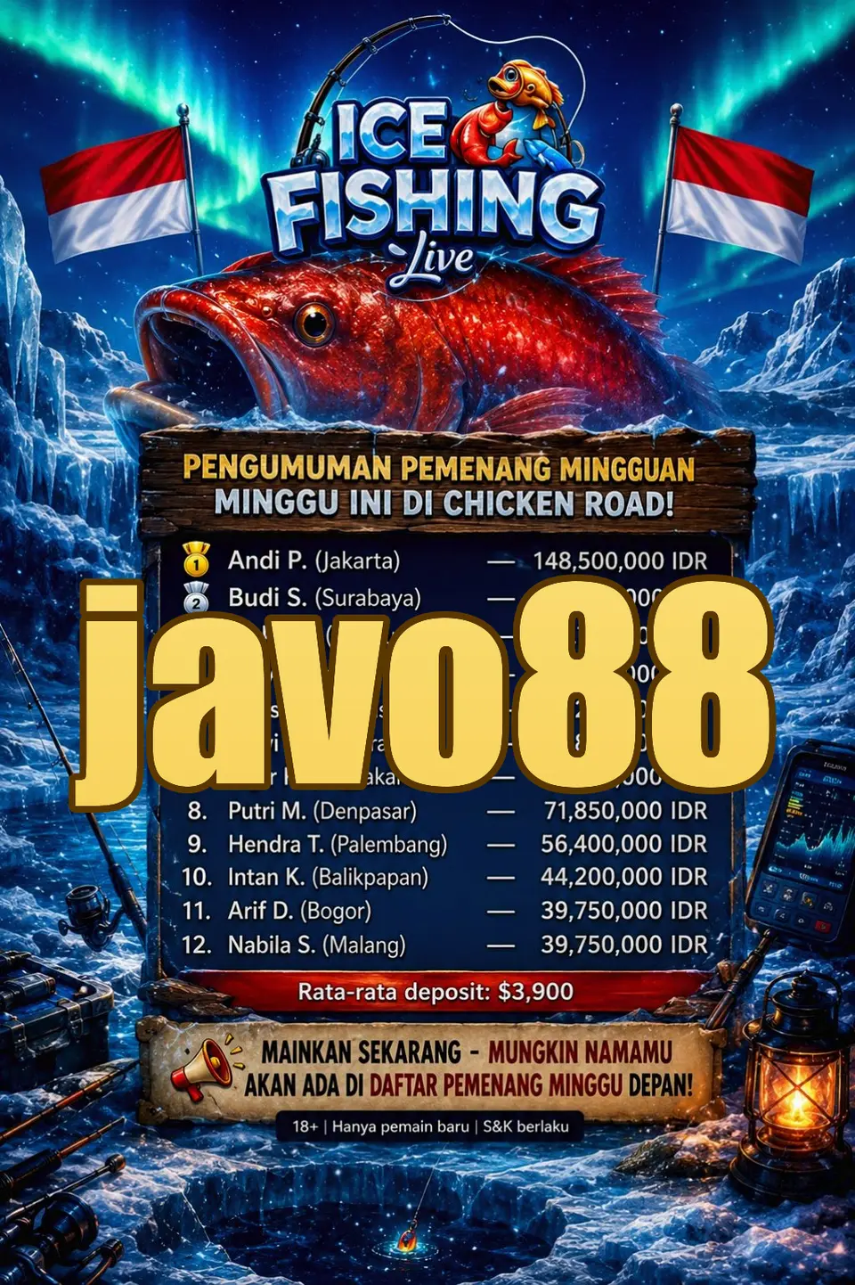 javo88 Tangkapan Layar - APK Resmi